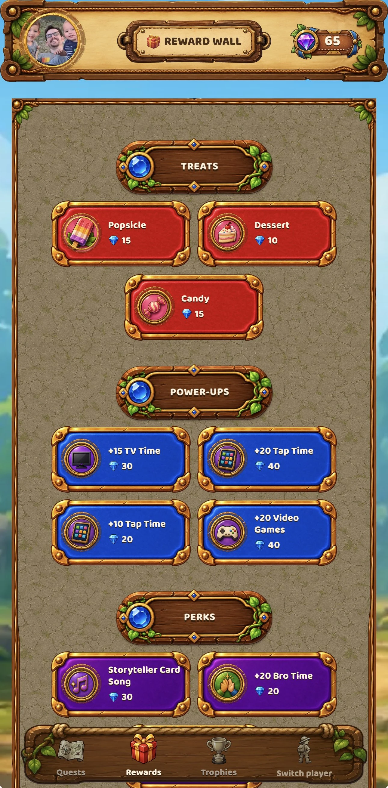 QuestHub Reward Wall